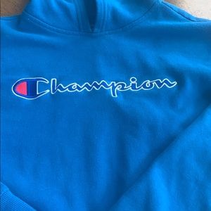 Royal blue Champion hoodie